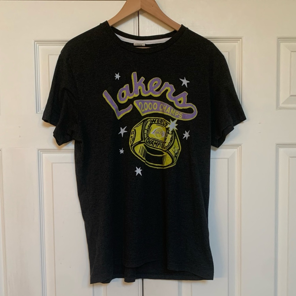 Homage Los Angeles Lakers 2000 NBA Champions T-shirt Homage Vintage Style